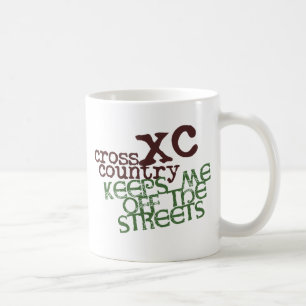 Funny Cross Country Running © Keeps me off Street Coffee Mug