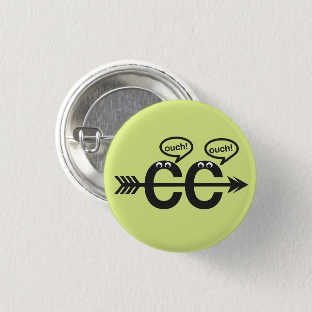 Funny Cross Country Running © Ouch! Badge (Devant & derrière)