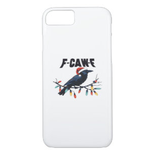 Funny Crow Christmas Classic Retro Design Case-Mate iPhone Case