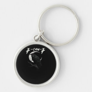 Funny Crow Essential Retro Classic Keychain
