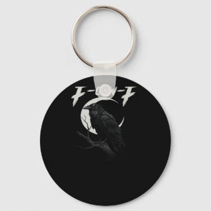 Funny Crow Essential Retro Classic Keychain