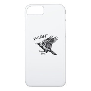 Funny Crow F-Caw-F Essential Minimal Clean Case-Mate iPhone Case