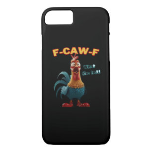 Funny Crow F-Caw-F Humor Gothic Case-Mate iPhone Case