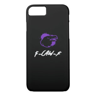 Funny Crow Logo F-Caw-F – Caws For Attention! Clas Case-Mate iPhone Case