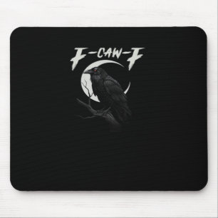 Funny Crow Retro Classic Style Mouse Pad