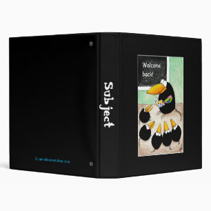 Funny Crow Teacher & Students Binder