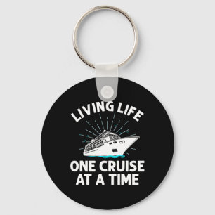 Funny Cruise Art Men Women Family Cruise Vacation  Keychain