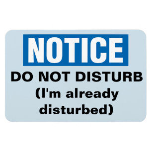 Funny Cruise Cabin Door Magnet - Do Not Disturb
