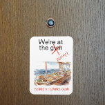 Funny Cruise Door Marker At the Gym Buffet Magnet<br><div class="desc">This design was created though digital art. It may be personalized in the area provide or customizing by choosing the click to customize further option and changing the name, initials or words. You may also change the text colour and style or delete the text for an image only design. Contact...</div>