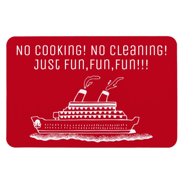 Funny Cruise Ship Cabin Stateroom Door Marker Magn Magnet (Horizontal)