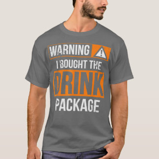 Funny Cruise Ship  Caribbean Vacation Drink Packag T-Shirt