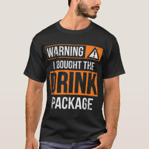 Funny Cruise Ship Caribbean Vacation Drink Package T-Shirt