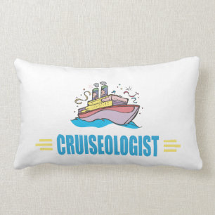 Funny Cruise Ship Lumbar Pillow