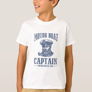 Funny Cruise Shirts For Men Motor Boat Captain