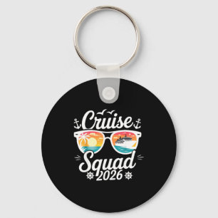 Funny Cruise Squad 2026 Summer Vacation Matching F Keychain