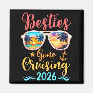 Funny Cruising Friends Squad 2026 Ies Gone Cruisin Magnet