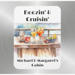 Funny Cruse Door Marker Drinking Humour Magnet<br><div class="desc">This design was created though digital art. It may be personalized in the area provide or customizing by choosing the click to customize further option and changing the name, initials or words. You may also change the text colour and style or delete the text for an image only design. Contact...</div>