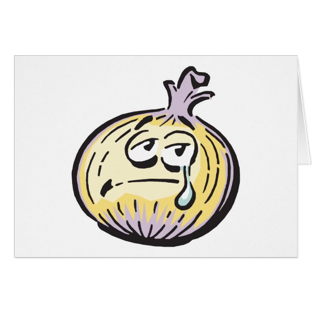 funny crying onion (Front Horizontal)