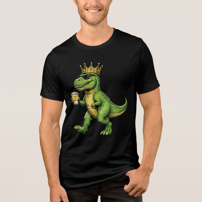 Funny Crypto Design Tri-Blend Shirt (Front)