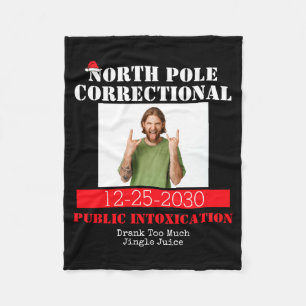 Funny Cture Matching Family Christmas Pajama Fleece Blanket