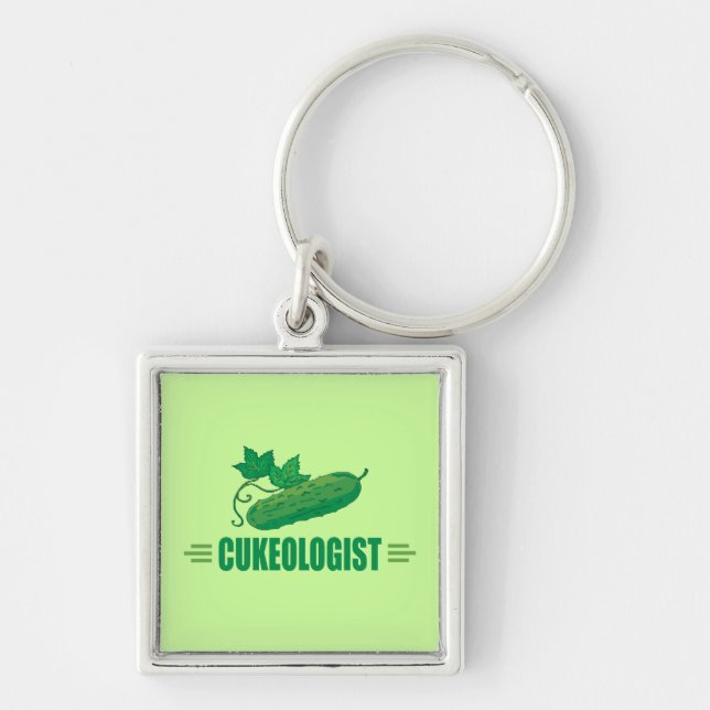 Funny Cucumber Keychain (Front)