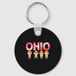 Funny Cud Ohio Midwestern Party O-h-i-o In Valenti Keychain