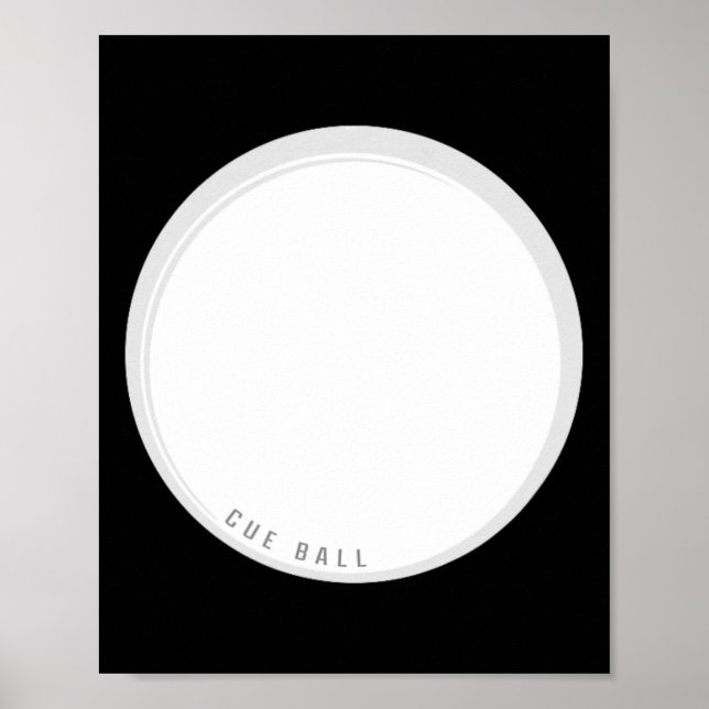 Funny Cue Ll Billiards Main Ll  Poster (Front)