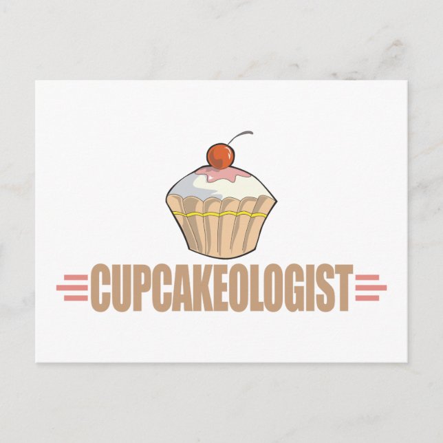 Funny Cupcake Postcard (Front)