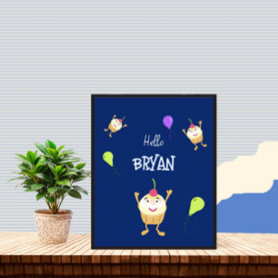 Funny cupcakes photo print