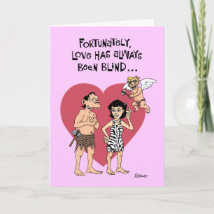 Funny Cupid Valentine Carte de voeux