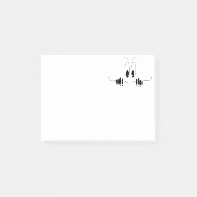 Funny Curiosity Eyes Post-it Notes (Front)