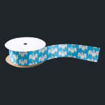 Funny curious domestic goose cartoon illustration satin ribbon<br><div class="desc">This curious goose is on the loose! Drawn in fun cartoon illustration style.</div>