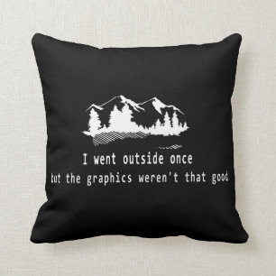 funny cushion for gamers, geeks and nerds