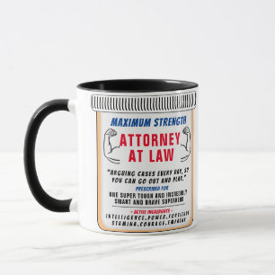 Funny Custom Attorney Gift Mug