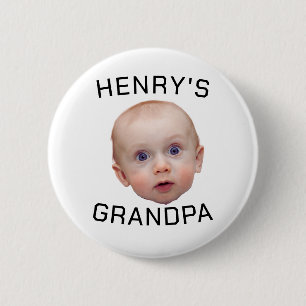 Funny Custom Baby Face 2 Inch Round Button