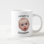 Funny Custom Baby Face  Large Coffee Mug<br><div class="desc">Custom Baby Face Coffee Mug, Replace the face of this baby with your favourite photo (make sure to crop as much to the face as possible and use an app to remove the background) and personalize this funny mug with your kid, husband, or boyfriend on it! Also a fun and...</div>