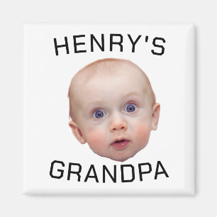 Funny Custom Baby Face  Magnet