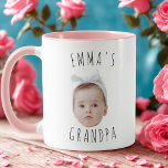 Funny Custom Baby Face Photo  Mug<br><div class="desc">Funny Custom Baby Face Photo Mug, Replace the face of this baby with your favourite photo (make sure to crop as much to the face as possible and use an app to remove the background) and personalize this funny Christmas Holiday mug with your kid, husband, or boyfriend on it! Also...</div>