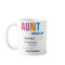 Funny Custom Best Aunt Gift