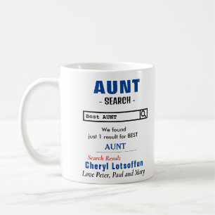 Funny Custom Best Aunt Mug
