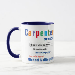 Funny Custom Best Carpenter Mug