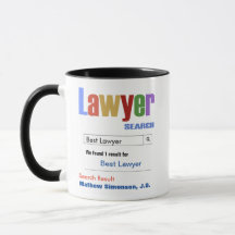 Funny Custom Best Lawyer Gift
