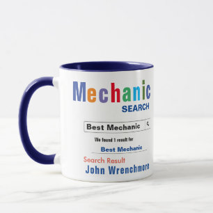 Funny Custom Best Mechanic Mug