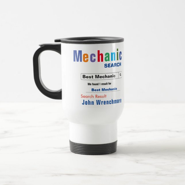 Funny Custom Best Mechanic Mug (Left)