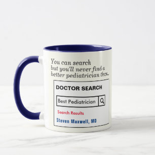 Funny Custom Best Pediatrician Gift Mug