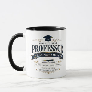 Funny Custom Best Professor Gift Mug