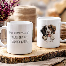 Funny custom dog appreciation message, Dog dad