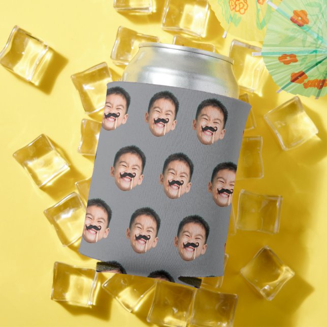 Funny CusTom Face Birthday Favours Bachelor Party Can Cooler (In Situ Summer)