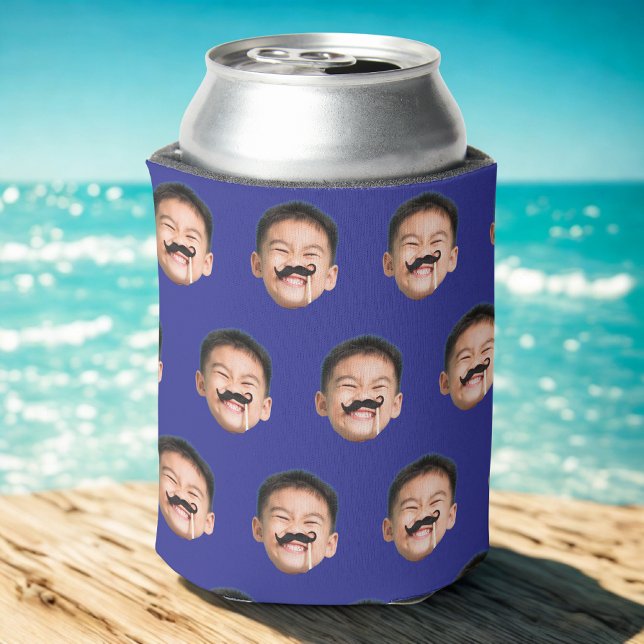 Funny CusTom Face Birthday Favours Bachelor Party Can Cooler (Creator Uploaded)