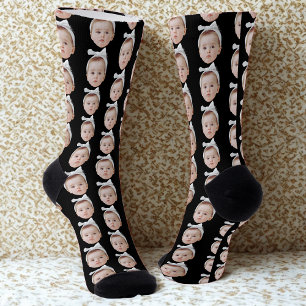 Funny Custom Face Photo Personalized Face Socks